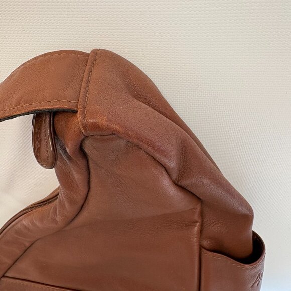 AmeriBag 15" Leather Healthy Back Bag Tote® (Extra Small) - Picture 2 of 7